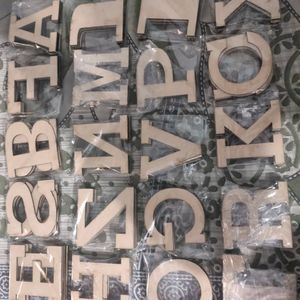 Ensemble de lettres de l'alphabet en MDF de luxe pour la décoration intérieure moderne, lettres en MDF de qualité supérieure pour la décoration de la chambre d'enfant et de la crèche - Product Image 5