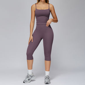 Ensembles de vêtements de sport à marque privée pour femmes, vêtements de fitness, yoga, ensemble de 4 pièces avec veste, vêtements de sport pour femmes - Product Image 5