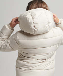 Winter Nylon Quilted Coat Bulk Order Waterproof Hooded Low MOQ Supplier Ladies Cropped puffer <b>jacket</b> for <b>women</b> - Product Image 4