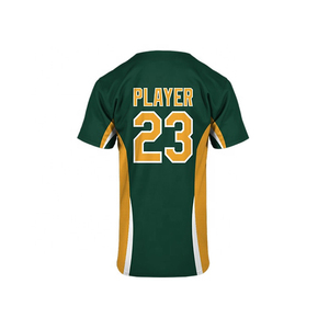Maillot de baseball vierge pour sublimation, chemise boutonnée unie style Hip Hop, uniforme sportif homme femme, logo personnalisé OEM ODM - Product Image 1