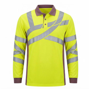 เสื้อโปโลแขนยาวลำลองสำหรับผู้ชาย เสื้อเชิ้ตคอปกสวมใส่สบาย เหมาะสำหรับงานคลังสินค้า ธุรกิจ และบริการ - Product Image 1