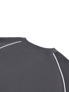 Custom Logo Hiking Outdoor Knitted Sporty Oversized Mesh Tee Quick Dry Gym Training Blank Contrast Panel Embroidery T-<b>Shirt</b> - Product Image 6