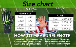 Gants de football américain personnalisés avec logo, antidérapants, confortables, super adhérents - Product Image 6