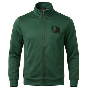 Chaqueta con cremallera para hombre, marca OEM personalizada, forro polar melange, ropa deportiva exterior, diseño a cuadros, transpirable, poliéster, invierno, venta al por mayor - Product Image 6