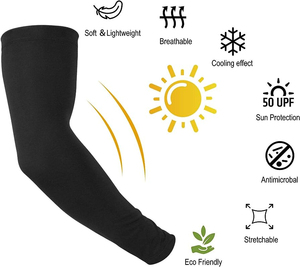 Ensembles de manchons de bras personnalisés pour l'été : Protection rafraîchissante et chauffante pour le sport, résistants à l'eau, respirants, en tissu Spandex/Nylon - Product Image 1