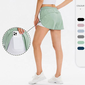 Shorts Deportivos para Mujer Wearpex, Transpirables, de Secado Rápido, 100% Poliéster, con Bolsillo Interior para Teléfono - Product Image 5