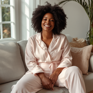 Ensemble de vêtements de détente en coton pour femmes, confortable, doux, décontracté, respirant, coupe ample, tenue décontractée, fabrication OEM, vente en gros - Product Image 1