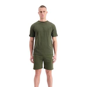 Ensemble de 2 shorts et t-shirts pour hommes, couleur unie, en coton, taille et couleurs personnalisées, meilleure vente OEM - Product Image 5