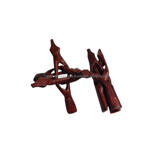 Quemador de Incienso de Madera de Álamo Forjado a Mano con Aroma a Cobra para Exhibir Cuencos de Abulón y Piedras Preciosas, Ecológico y Duradero - Product Image 4