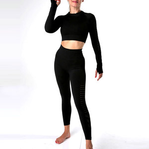 Conjunto de Yoga de Moda para Mujer, 3 Piezas, Ropa de Gimnasio, Leggings Sin Costuras, Sujetador Deportivo, Ropa Deportiva Activa - Product Image 6