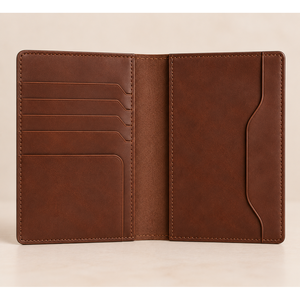 Crazy Horse Leather RFID Long Wallet <b>Passport</b> <b>Holder</b> with Curved Pocket Custom Logo OEM ODM Wholesale - Product Image 2