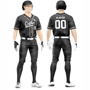 บริการ OEM ชุดเบสบอลแบบใหม่ ดีไซน์ใหม่ พิมพ์ลายแบบ Sublimation ระบายอากาศได้ดี สินค้ามาใหม่ ชุดเบสบอลคุณภาพดีที่สุดสำหรับผู้ชาย - Product Image 1