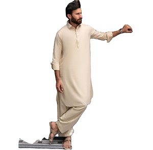 Shalwar Kameez pour hommes respirant 2024 Vente en gros Multicolore Casual Islamique Modal Viscose Soie - Product Image 5
