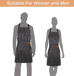 Nuevos Delantales de Cocina de Lona Personalizados al por Mayor 2026, Elegantes, de Alta Calidad, Profesionales, Personalizables para el Hogar, Repostería, Restaurantes y Bares - Product Image 6