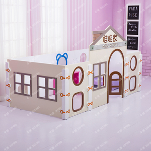Maison de jeu <span class=keywords><strong>en</strong></span> MDF pour enfants d'âge préscolaire, centre de jeu d'imitation intérieur, mobilier de jeu dramatique pour <span class=keywords><strong>la</strong></span> <span class=keywords><strong>maternelle</strong></span> - Product Image 5