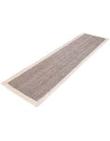 Handwoven Gray Jute Kitchen Runner Rug Handmade Natural Fiber Braided Hallway Entryway Farmhouse Indoor Floor Carpet