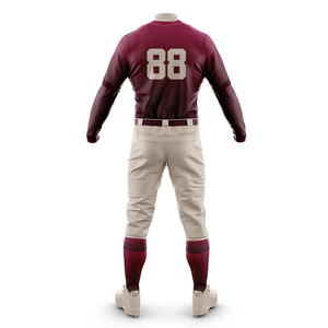 Vêtements de sport confortables, de haute qualité, légers, au meilleur design, uniforme de baseball au meilleur design en plusieurs couleurs. - Product Image 3