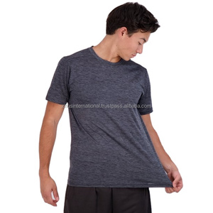 T-shirt pour hommes, haut de qualité, surdimensionné, uni, avec impression broderie, personnalisé, 100% coton - Product Image 1