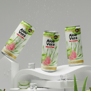 Jugo de Aloe Vera Bajo en Calorías con Mango, Naranja, Piña, Uva y Guayaba, Certificado Halal, 310 ml, Bebida Saludable al por Mayor - Product Image 3