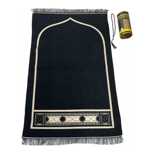 Alfombra de Oración Musulmana Lavable, Diseño Islámico, Fabricada a Medida, para Coche y Viajes, Alfombras Suaves para Mezquita - Product Image 1