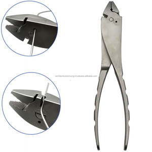 WORLD PRECISION SURGICAL Pince à plier les fils orthopédiques K 200 mm, ouverture maximale 14 mm, coupe-fils osseux chirurgical, forceps manuel de classe - Product Image 6