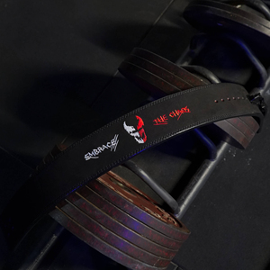 Cinturón de levantamiento de pesas con hebilla de palanca de 10 mm y 13 mm de grosor, con logotipo bordado personalizado, para gimnasio, sentadillas, entrenamiento con pesas, soporte para la espalda, cinturones de powerlifting - Product Image 5
