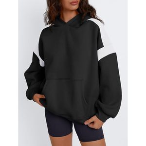 เสื้อสเวตเตอร์ผู้หญิงแขนยาวทรงควีนมีฮู้ดขนาดใหญ่พิเศษอินเทรนด์2025ฤดูใบไม้ร่วง - Product Image 2