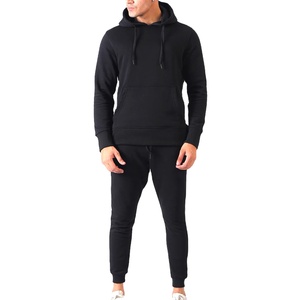Wholesale Men's High Quality Regular Fit 100% Cotton Fleece Heavy Weight Hard Colours Premium Tracksuit <b>Sets</b> - Product Image 1