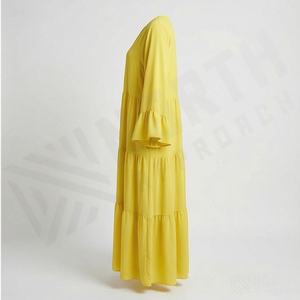 Abaya de una Pieza para Mujeres Musulmanas, Hecha en Fábrica, Venta al por Mayor, Vestido Islámico Largo, Hijab Modesto, para Fiestas Nocturnas, Proveedor de Moda en Poliéster - Product Image 3