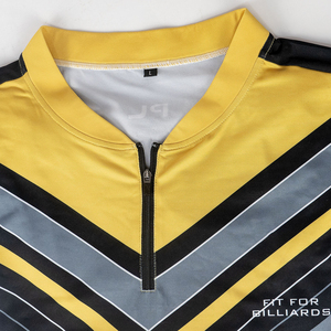 Chemise de billard à manches courtes 100% polyester avec logo OEM, impression 3D amusante, maillot de billard pour hommes, tournoi de billard, snooker, polo - Product Image 2