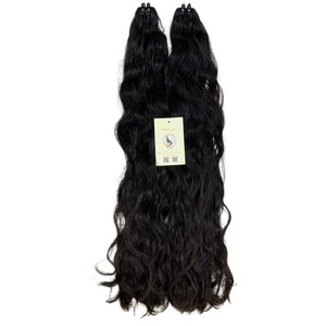 ผมมนุษย์ผมตรงเป็นลอนธรรมชาติผมหยิกจากเวียดนาม - Product Image 1