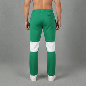 Pantalon de jogging décontracté pour homme en toile épaisse respirante à jambe large avec cordon de serrage et couleur personnalisable - Product Image 4