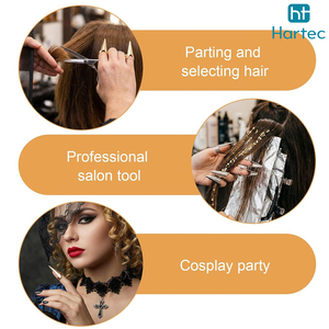 Gold Silver Black Stainless Steel <b>Hair</b> Parting Ring Set Assorted Finish Salon <b>Styling</b> Accessories Wholesale <b>Product</b> <b>Hair</b> Tools - Product Image 3