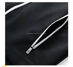 Custom Men's Sports Tracksuit Full <b>Zip</b> <b>Hooded</b> Jacket Printed Jogger Pants Set 100% Cotton Training Running Gym Fitness Casual - Product Image 5