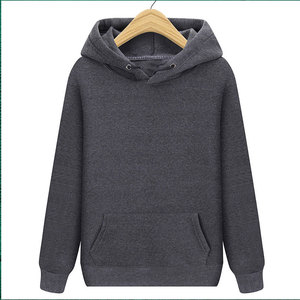 เสื้อฮู้ดดี้ผู้ชายสีเทาเข้ม ผ้าคอตตอน 100% ทรงปกติ สวมใส่สบาย ดีไซน์กระเป๋า  สำหรับฤดูใบไม้ร่วง ปี 2026 - Product Image 1