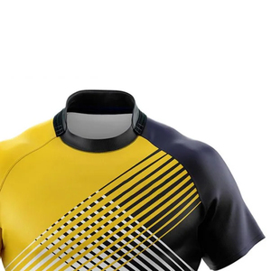 Maillot de rugby personnalisé par sublimation, professionnel, respirant, uniforme d'équipe, séchage rapide, anti-bactérien, fournisseur de vêtements de rugby - Product Image 2