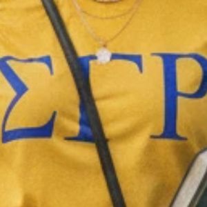 T-shirts personnalisés avec lettres Sigma Gamma Rho, T-shirt en coton imprimé sur mesure, vêtements de sororité grecque, streetwear décontracté unisexe, haut à col rond - Product Image 3