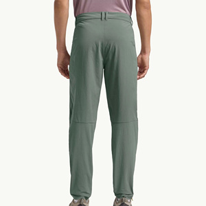 <b>Men's</b> Quick Dry Hiking Pants Solid Green Zip Fly Breathable Regular Fit Outdoor Wear with Pockets All Seasons - Product Image 2