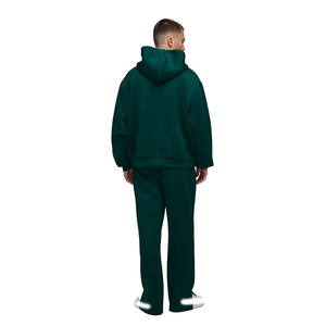 Mens Black and White Colorblock <b>Track</b> <b>Jacket</b> and Matching Pants Tracksuit OEM ODM Wholesale Apparel - Product Image 6