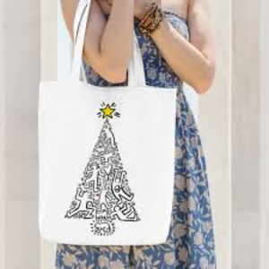 Sac fourre-tout de Noël personnalisé de haute qualité Style d'article en soie à la mode avec fermeture à glissière USA Made Cotton for Export Promotion - Product Image 5