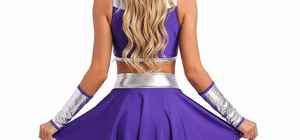 Uniforme de Animadoras Clásico y Moderno, con Tela Suave Estampada, Material Duradero, Flexible y Elegante - Product Image 6