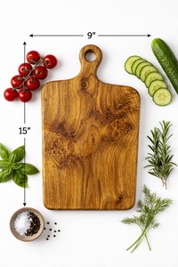 Planche à découper en bois antidérapante très demandée, qualité supérieure, idéale pour couper facilement la viande et les légumes - Product Image 5
