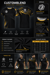 Quick Dry Football Embroidered Soccer Jersey | Custom Team Football Shirt | Performance Sportswear - Product Image 5