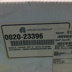 AMAT 0020-23396 SHIELD, LOWER, SST 8 101% HI-COND - Equipo y piezas de semiconductores de confianza de la marca global Legacy - Product Image 6