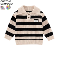 Pull en maille personnalisé pour garçons, écologique, respirant, anti-rétrécissement, anti-boulochage, anti-plis, en polyester/coton, pour enfants, hiver