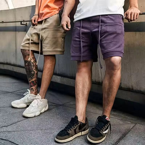 Shorts amples décontractés pour hommes, personnalisables OEM, de haute qualité, style streetwear, pour l'été - Product Image 5