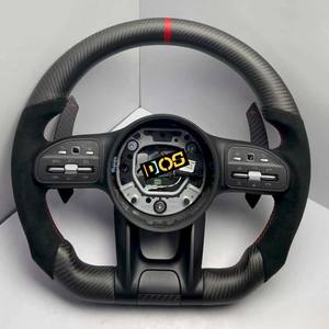 Volant sport en cuir pleine fleur DOS Upgrade pour <span class=keywords><strong>Mercedes</strong></span> Benz Classe A W177 Saloon V177 Classe <span class=keywords><strong>B</strong></span> W247 Classe C W205 AMG GT - Product Image 3