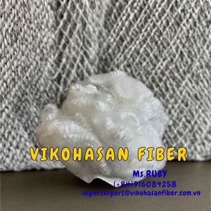 VIKOHASAN Fibra Discontinua 100% Poliéster Reciclable Siliconizado Retardante de Llama 32-102mm Antiestático Resistente a la Abrasión - Product Image 2