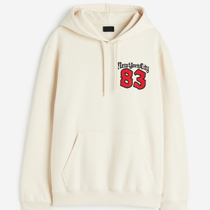Oversized <b>Hoodies</b> Sweatshirts Men Women Fashion Solid Color <b>Red</b> Black Gray Autumn Winter Fleece Front Logo Hip Hop 100% Cotton - Product Image 4