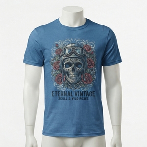 T-shirt pour homme avec impression graphique, vêtements streetwear modernes avec finition d'impression détaillée, tissu léger, coupe décontractée, designs personnalisés - Product Image 1